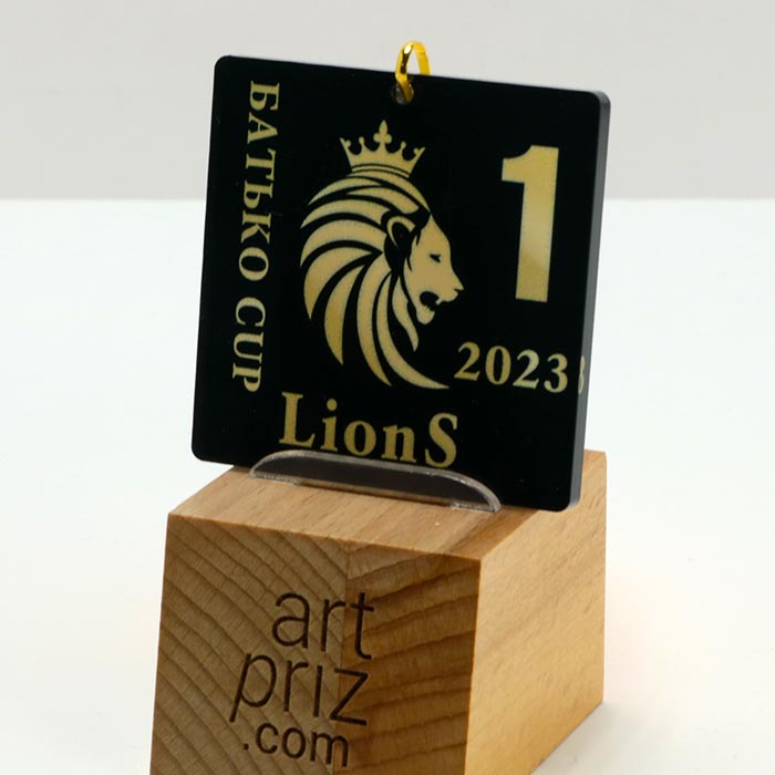 Медаль з Футболу LionS БАТЬКО CUP 6x6см АРТПРИЗ 3144M3