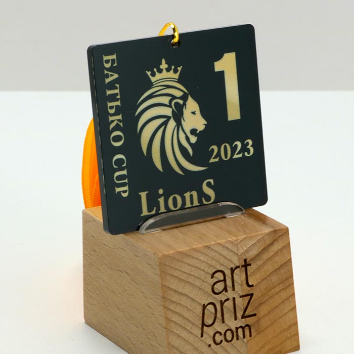 Медаль з Футболу LionS БАТЬКО CUP 6x6см АРТПРИЗ 3144M3