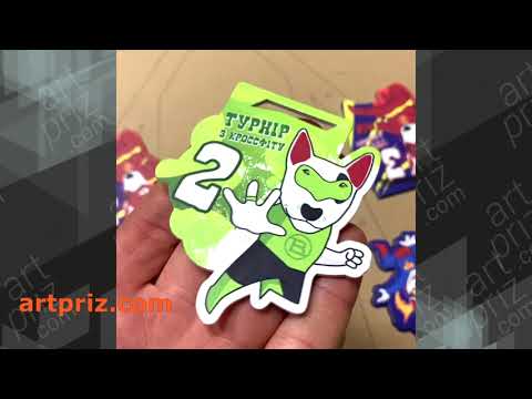 Медаль металева ТУРНІР з КРОССФІТУ 8x8см АРТПРИЗ 3498M3