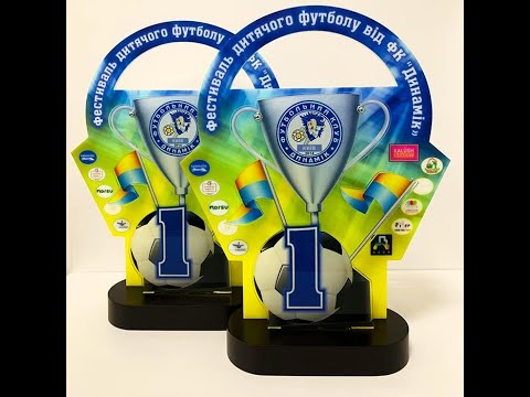 Нагорода Фестивалю Дитячого Футболу ФК "Динамік" 25x20см АРТПРИЗ 2771N3