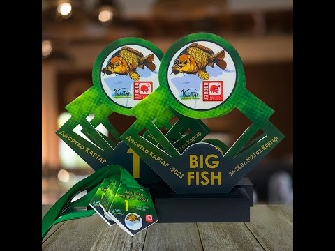 Нагорода з Риболовлі Десятка Картар BIG FISH 29x30см АРТПРИЗ 3112N3