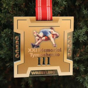 Медаль металева з боротьби XXI MEMORIAL TYMOSHENKO Розмір 95х95мм MMBMT95