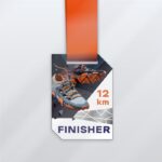 Медаль металлическая ФИНИШЕР Размер 70 ММ MMF70S