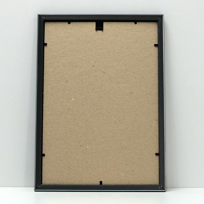 Рамка для дипломів грамот подяк фотографій колір чорний з жовто-блакитним 21х30см А4 PGBA4