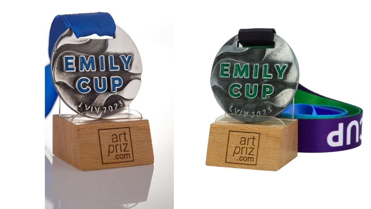 Медаль металева лита EMILY CUP 50мм 4540ML23