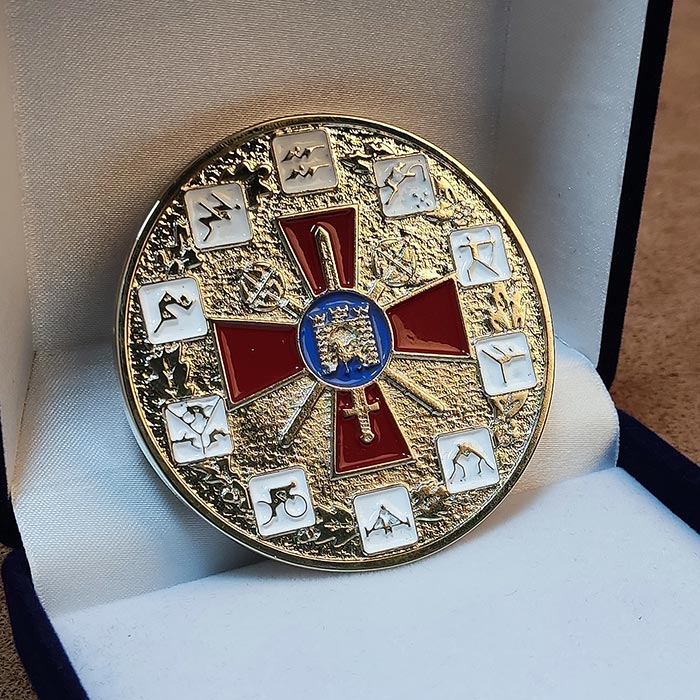 Медаль металева ЗА ВАГОМИЙ ВНЕСОК D60мм 1008M2