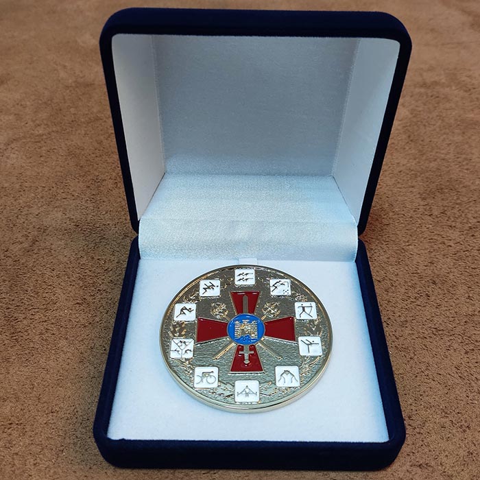 Медаль металева ЗА ВАГОМИЙ ВНЕСОК D60мм 1008M2