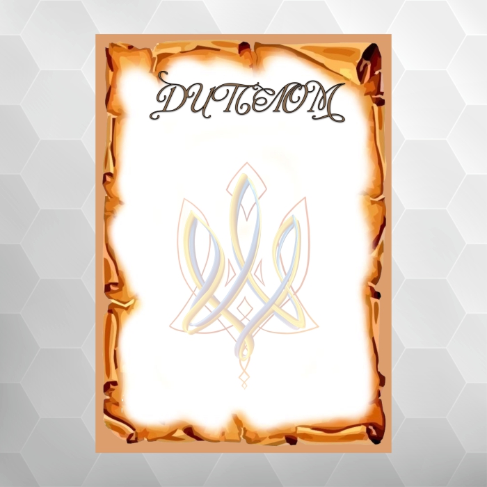 Диплом №51 національний, формат А4