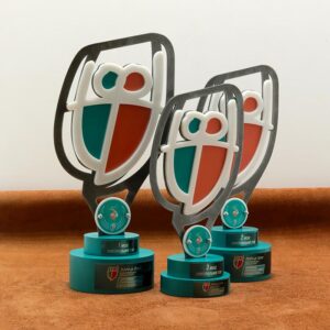 Приз нагородний з метала, дерева та акрилового скла ПЛІЧ-О-ПЛІЧ за 1-МІСЦЕ H30см 675N123