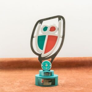 Приз нагородний з метала, дерева та акрилового скла ПЛІЧ-О-ПЛІЧ за 1-МІСЦЕ H30см 675N123