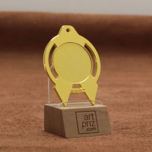 Медаль MA5012 Золото, метал, розмір 70х60мм Жетон 25мм