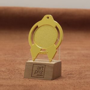 Медаль MA5012 Золото, метал, розмір 70х60мм Жетон 25мм