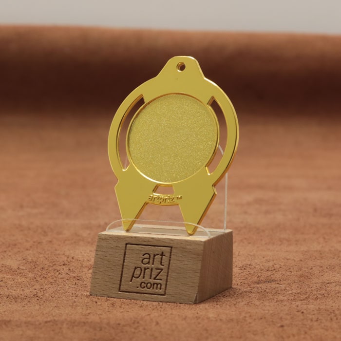 Медаль MA5012 Золото, метал, розмір 70х60мм Жетон 25мм