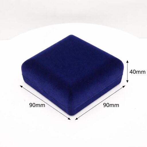 Футляр для нагороди оксамитовий 90X90X40MM Синій 315 BLU