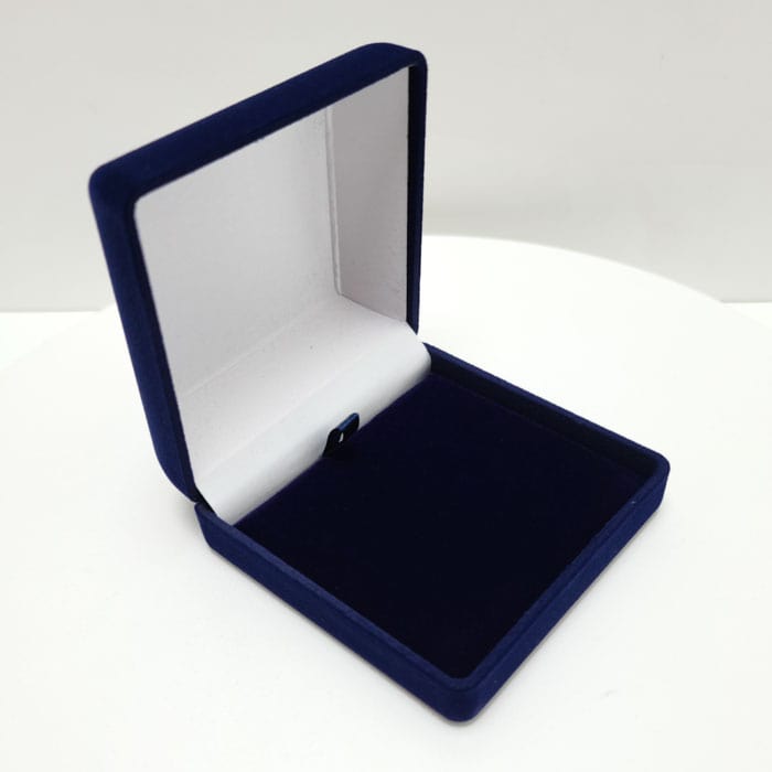 Футляр для нагороди оксамитовий 90X90X40MM Синій 315 BLU