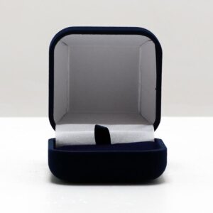 Футляр для нагороди, для прикрас оксамитовий 65x65x44MM Синій 362 BLU