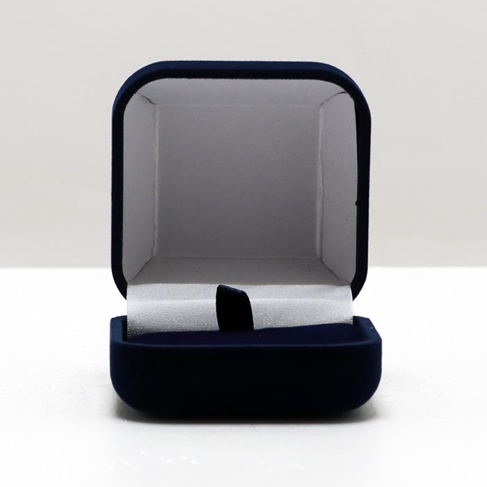 Футляр для нагороди, для прикрас оксамитовий 65x65x44MM Синій 362 BLU