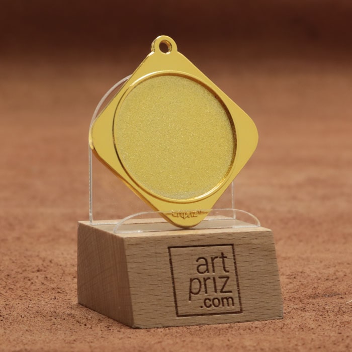 Медаль MA1549 Золото, металл, диаметр 45мм, місце під жетон 25мм