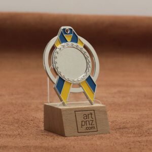 Медаль MA5012 Срібло, метал, розмір 70х60мм Жетон 25мм