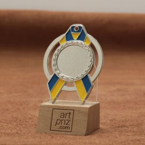 Медаль MA5012 Срібло, метал, розмір 70х60мм Жетон 25мм