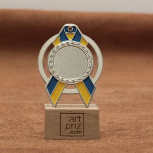 Медаль MA5012 Срібло, метал, розмір 70х60мм Жетон 25мм