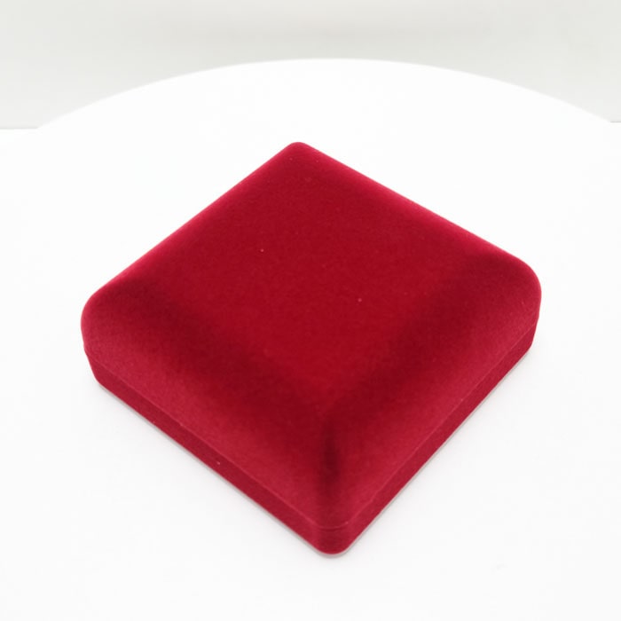 Футляр для нагороди оксамитовий 90X90X40MM  Бордовий 315BR