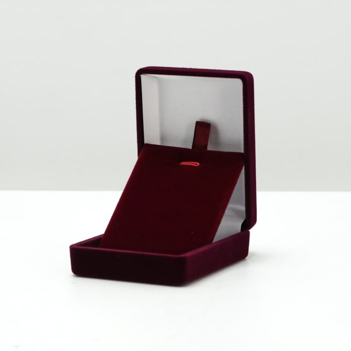 Футляр для нагороди оксамитовий 58x77x30MM Бордо FKM-175