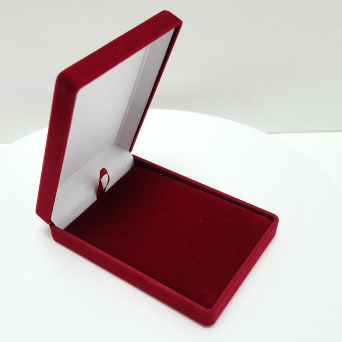 Футляр для нагороди оксамитовий 90X124X33MM Бордовий 320 BRD