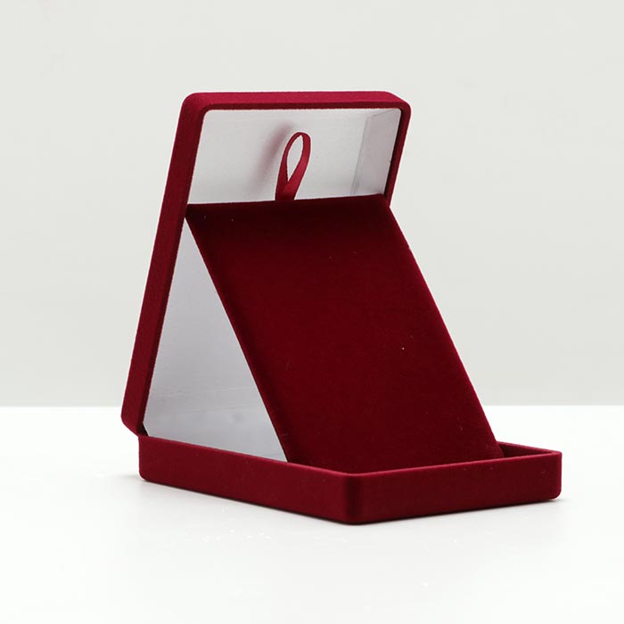 Футляр для нагороди, для прикрас оксамитовий 90X124X33MM Бордовий 320 BRD