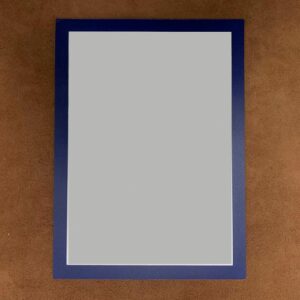 Самоклеюча магнітна інформаційна рамка A4, Синій матовий, RMA4SM