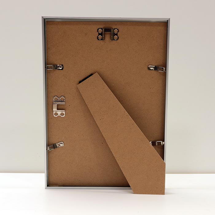 Фоторамка з алюмінію матова срібна 21х30 (А4) Для фото, дипломів, сертифікатів, грамот RABSА4