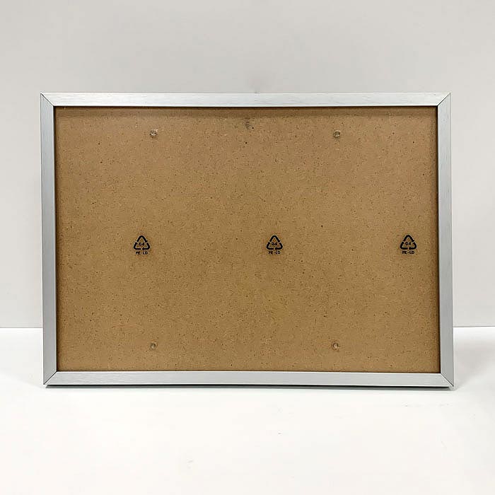 Фоторамка з алюмінію матова срібна 21х30 (А4) Для фото, дипломів, сертифікатів, грамот RABSА4