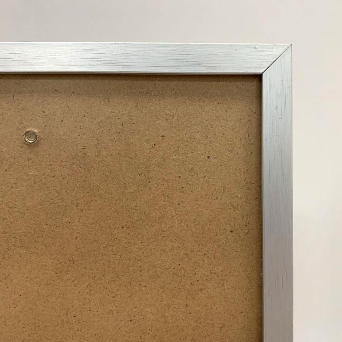 Фоторамка з алюмінію матова срібна 21х30 (А4) Для фото, дипломів, сертифікатів, грамот RABSА4