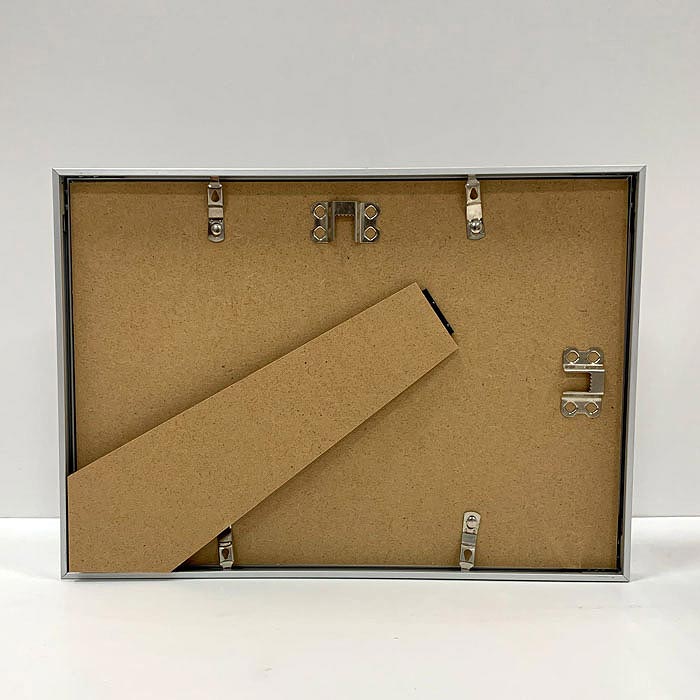 Фоторамка з алюмінію матова срібна 21х30 (А4) Для фото, дипломів, сертифікатів, грамот RABSА4