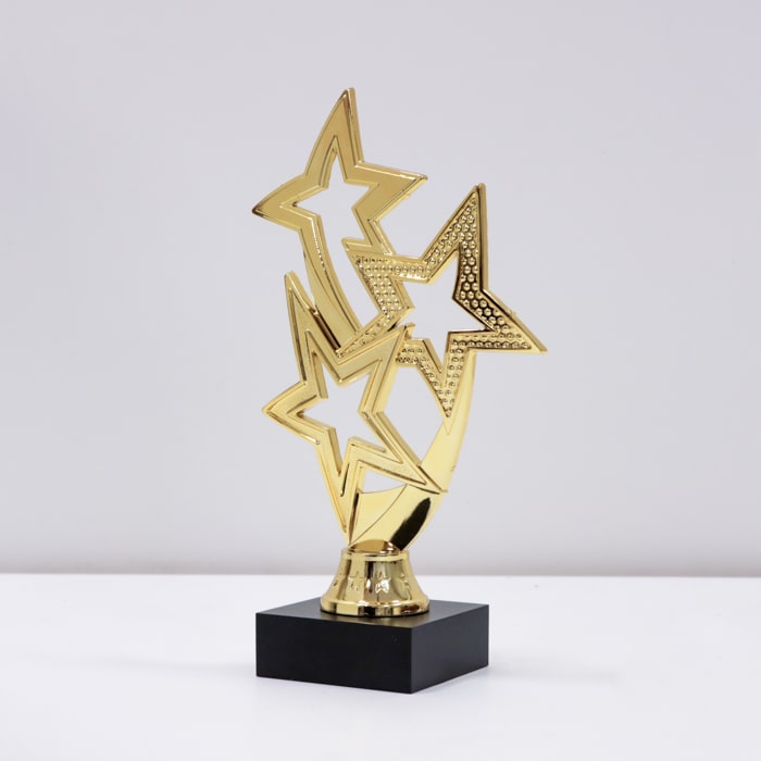 Статуетка ЗІРКИ універсальна нагорода h185мм, колір золото, 24Z18