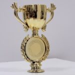 Фигурка-Кубок МАИЗ H16мм, Жетон 50мм, цвет золото