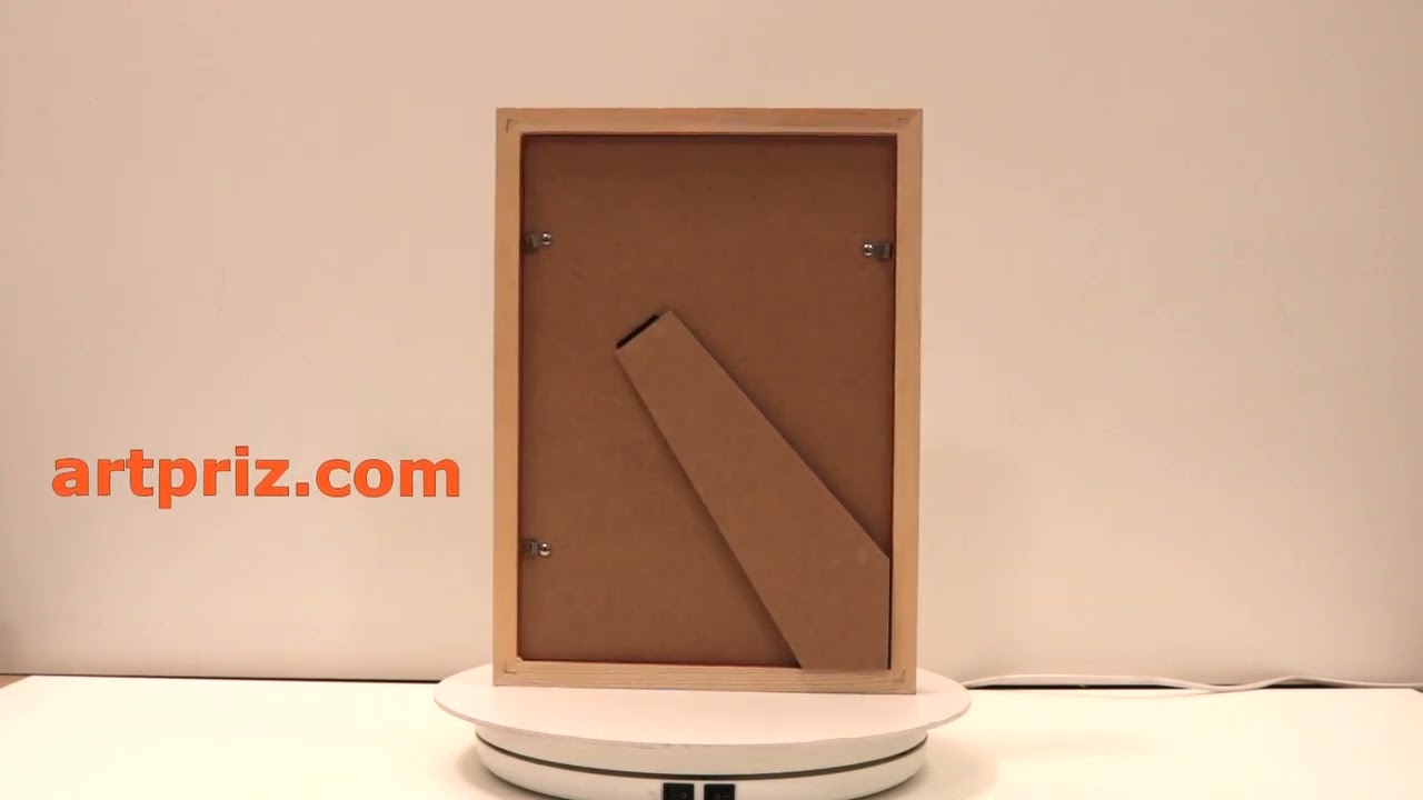 Фоторамка з дерева Коричнева 21х30 (А4) Для фото, дипломів, сертифікатів, грамот RWBRА4