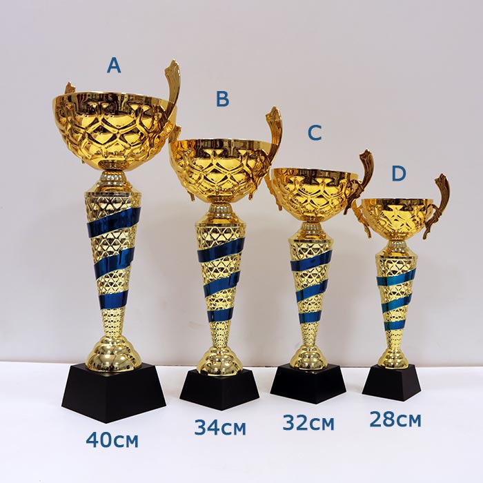 Кубок нагородний K6003B Чаша D14см Висота 34см