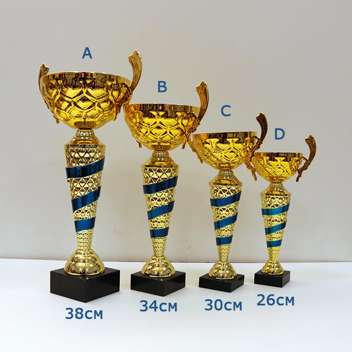 Кубок нагородний K5107D Чаша D10см Висота 38см