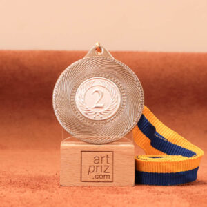 Медаль МА11028 Срібло зі стрічкою D50мм жетон Д25мм