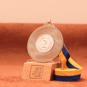 Медаль МА11028 Срібло зі стрічкою D50мм жетон Д25мм