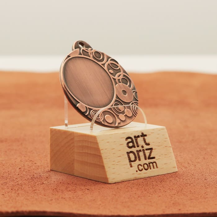 Медаль MA1840B Бронза Д40мм місце під жетон 25мм