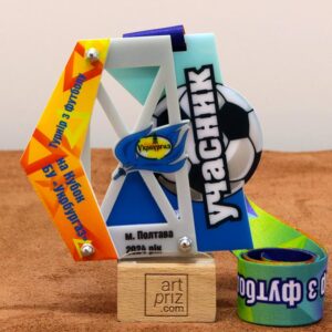 Медаль футбол учасник