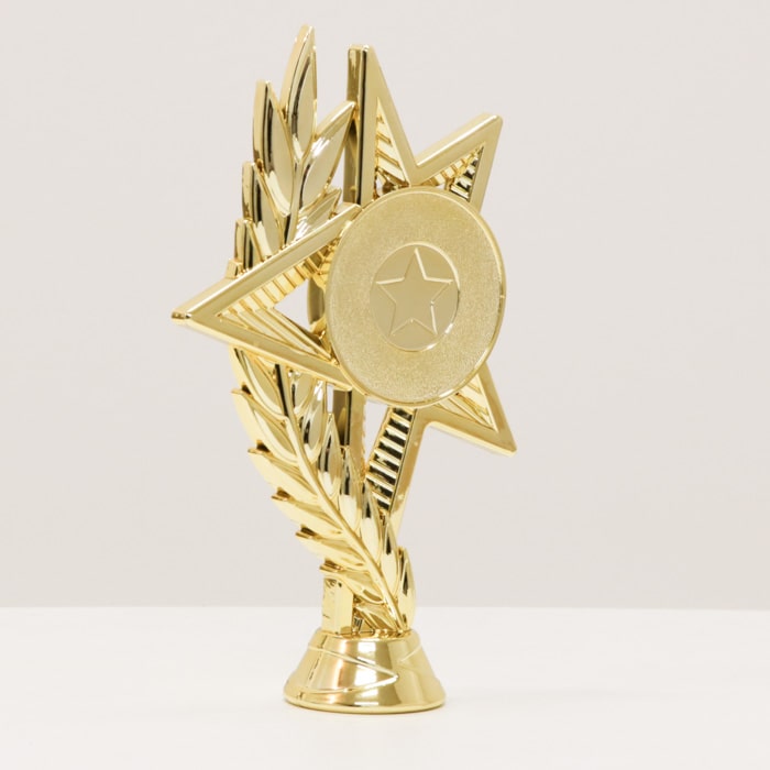 Фігурка B602 тримач нагорода універсальна верхівка для кубка h16,5 см місце під жетон 50мм