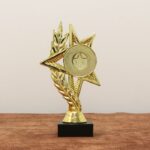 Статуэтка F602 держатель награда универсальная, верхушка для кубка h18,5 см место под жетон 50мм