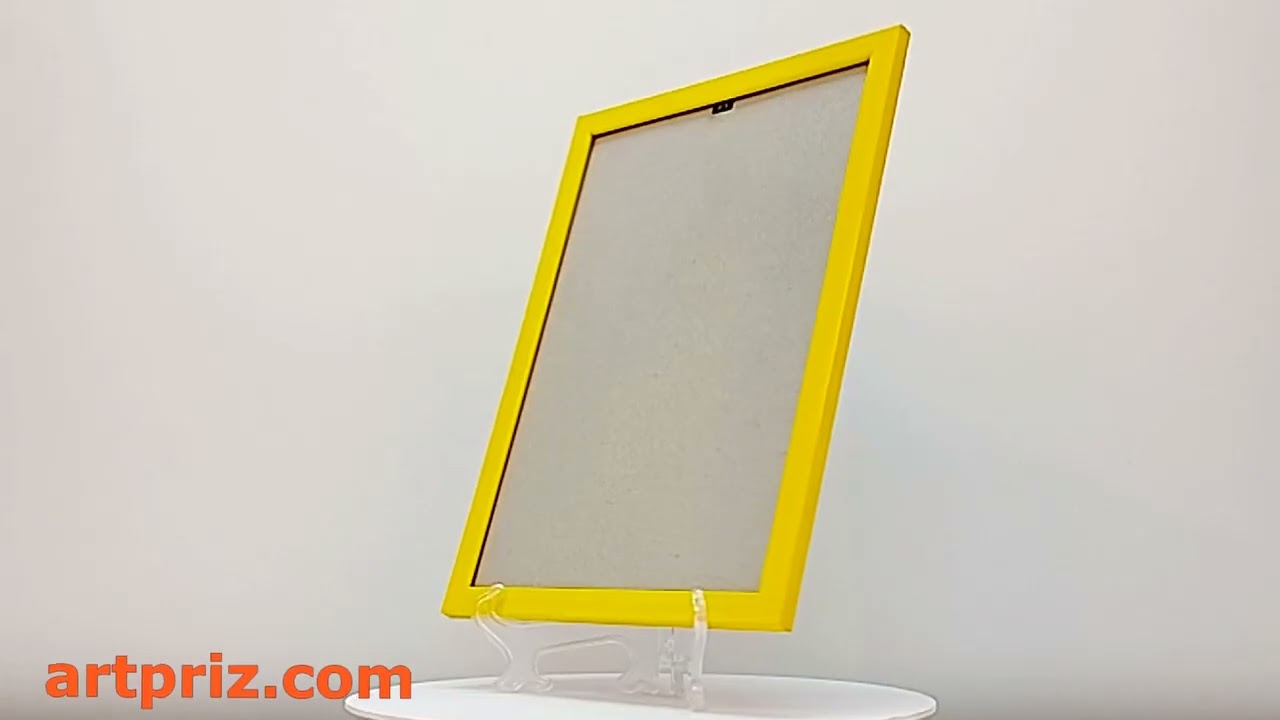 Рамка для дипломів фотографій Колір жовтий Формат А4 30x21см PYIA4