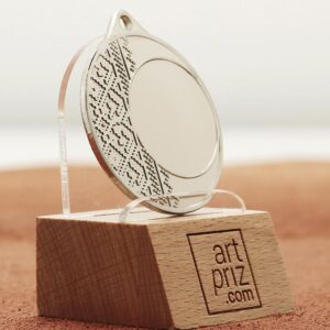 Медаль MA1540 Срібло Д40мм Жетон Д25мм Орнамент вишиванка