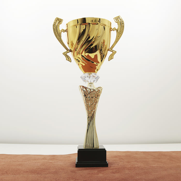 Кубок наградной K6032C Чаша D14см Высота 45см