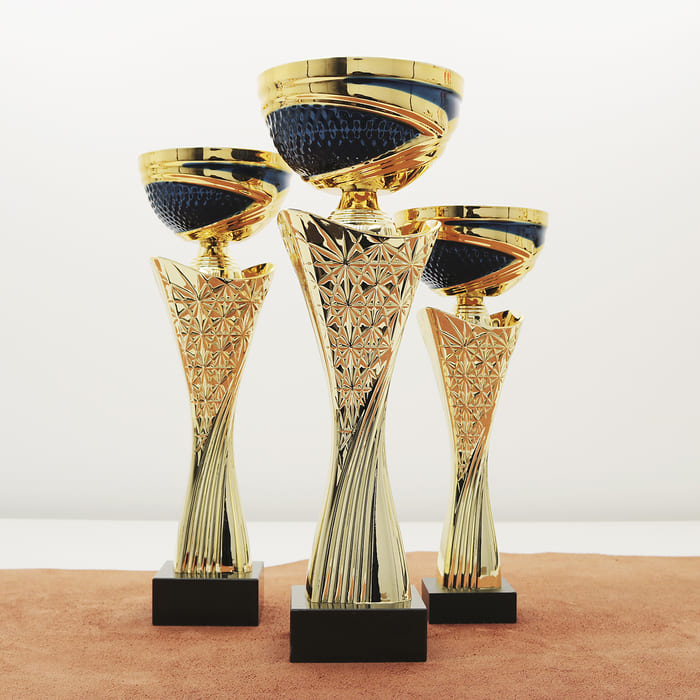 Кубок нагородний K6034C Чаша D10см Висота 26см