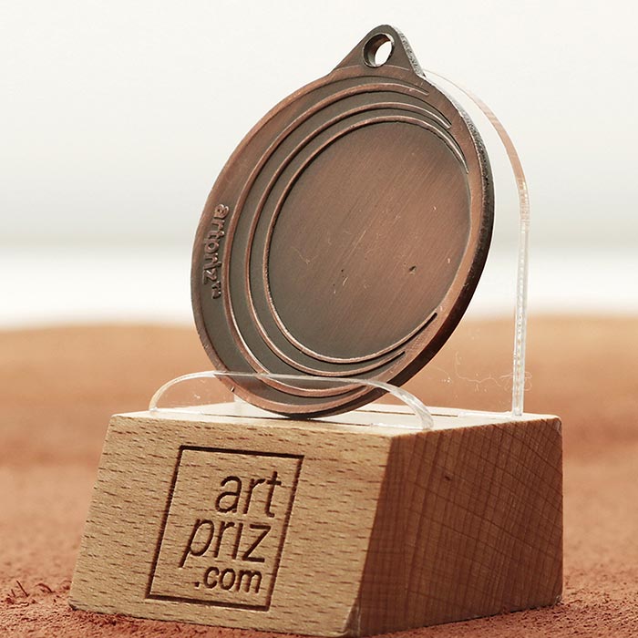 Медаль MA1540 Бронза Д40мм Жетон Д25мм Орнамент вишиванка